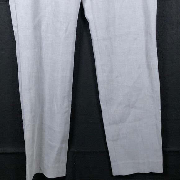 Express Womens Pants Gray Columnist Mid Rise Ankle Stretch 6R - Picture 3 of 14